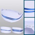 Traditional Nurse Hat White Hard Classic Hospital Work Caps for Women Beautician Clinic Lady Nursing Cap.