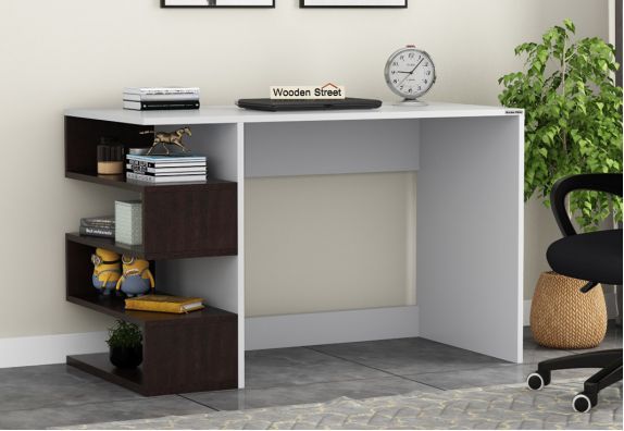 Multipurpose%20Home%20Office%20Computer%20Desk/Study%20Writing%20Desk%20with%20Wooden%20Storage%20Shelf/2-Tier%20Industrial%20Modern%20Laptop%20Table/Modern%20Work%20Study%20Desk%20-%20Image%202