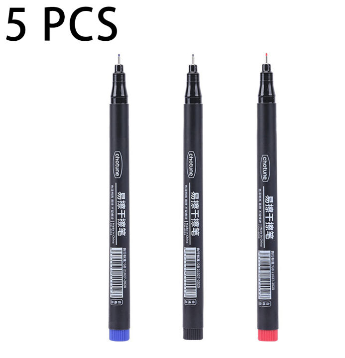 1/5/10Pcs%200.5Mm%203%20Colors%20Dry%20Erase%20Markers%20Erasable%20Whiteboard%20Marker%20Pen%20Office%20School%20White%20Board%20Art%20Marker%20Stationery%20Extra%20Fine%20Tip%20-%20Image%209