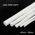 Silicon Coated Fiberglass Sleeve Heat-proof Tube Length 1Meter Diameter 1-12mm High Temperature Resistance Insulated Wire Protective Casing. 