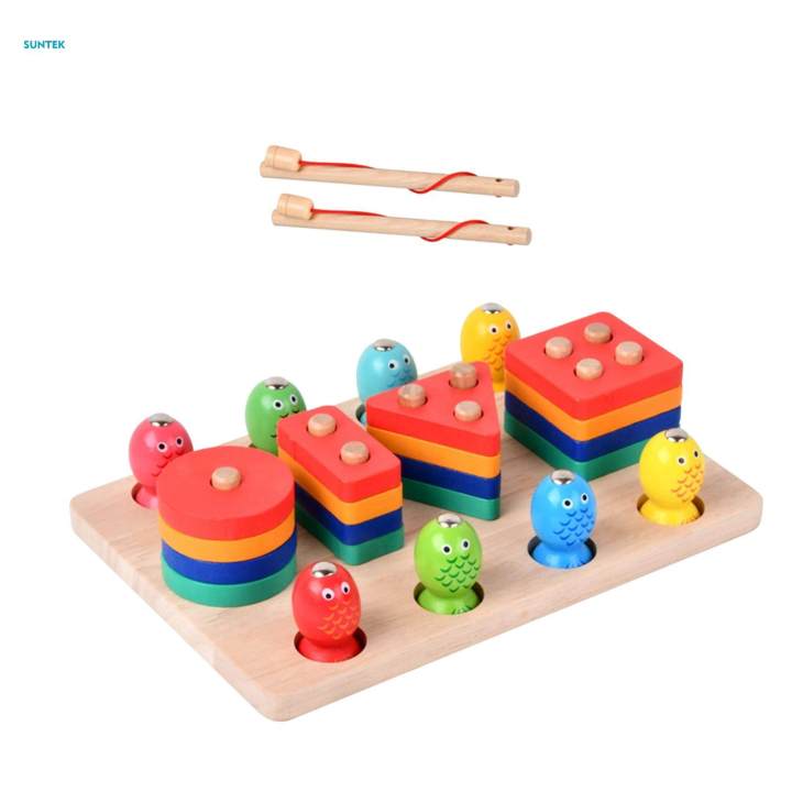 Wooden%20Sorter%20Stacking%20Toy%20Develop%20Fine%20Motor%20Skill%20for%20Toddlers%20Kids%20-%20Image%202