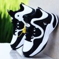 Autumn and Winter Basketball Shoes Men's High-Top Shoes Versatile Student Casual Sneakers Korean Fashion Waterproof Shoes Couples Fashion Shoes. 