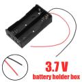 18650 Battery Holder, 2-Slot 3.7V 18650 Battery Storage Box Case(1PCS). 