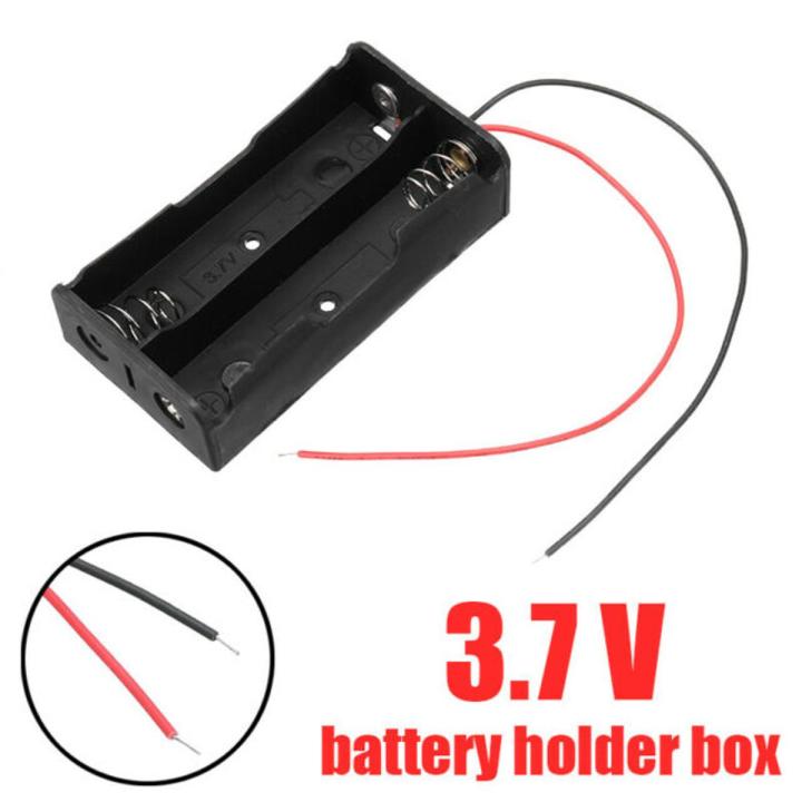 18650 Battery Holder, 2-Slot 3.7V 18650 Battery Storage Box Case(1PCS)