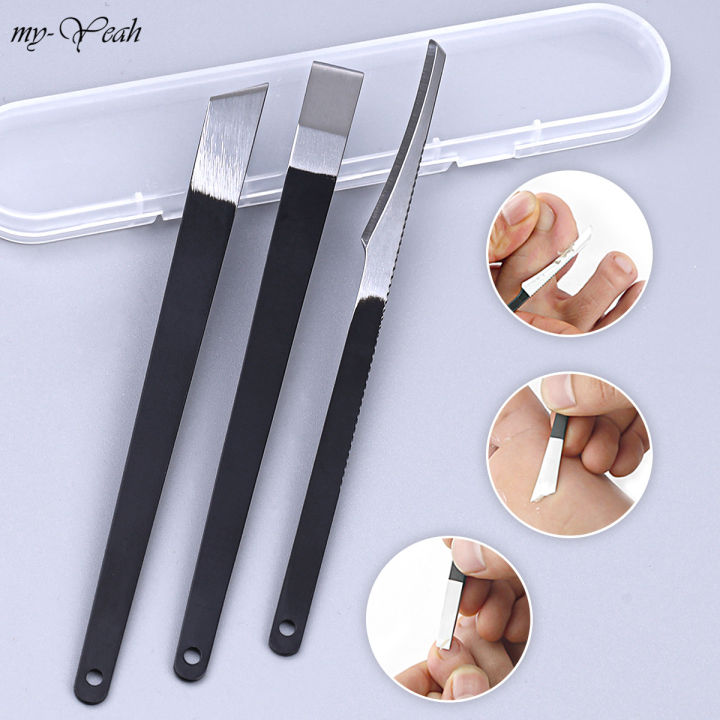 Myyeah 3pc Pedicure Cuticle Pusher Foot Dead Skin Remover Scraper ...