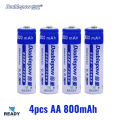 AA Battery, Pencil Battery, 4 Pcs 1.2V Rechargeable AA Battery- Yellow. 