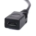 ph 2 In 1 Micro Usb Otg Data  Cable Host Power Y Splitter Can Be Externally Powered For Mobile Phone Tablet Compatible For Android Windows. 