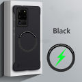 Frameless Magnetic For Magsafe Slim Case For Samsung Galaxy S20 FE Plus Ultra S20FE 5G Wireless Charging Hard Back Cover.