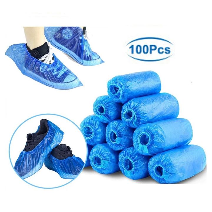100PCS Disposable Boot Shoes Covers Indoor Protect Home Floors Outdoors Water Resistant Cover