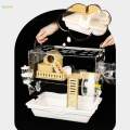 Acrylic Hamster House Small Animal House for Small Animals Hamsters Gerbils House. 