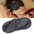 Eye Mask Black Shade Blindfold Eye Patch Night Economic Sleep & Snoring - Black.