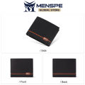 MENSPE Men Wallet Card Case Soft PU Wallet Business Wallets H Zipper Multi-Card Position ID Credit Cards Holders Solid Color Travel Purses Pouch. 