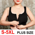 S-5XL Hot Sports Top Yoga Bra Women Shockproof Gym Shirt Sports Bra Front Zipper Big Lady Push Up Brassiere Sportswear Plus Size.