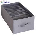 Wardrobe Organization Drawer Inserts Foldable Clothing Storage Box with Multi Compartments for Wardrobe Organization Perfect for Trousers T-shirts Socks Drawer Organizer Case Closet Drawer Organizer.