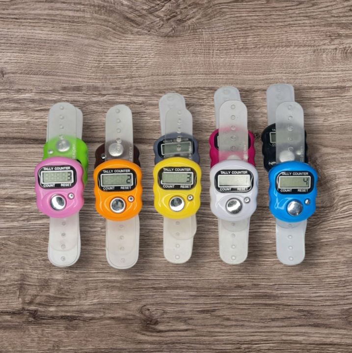 Digital Electronic LCD Tasbih Finger Tally Counter Islamic Zikir