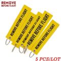 POMPOM 5pcsoflot Remove Before Flight Keychains for Aviation Gifts OEM Key Chains Embroidery Chain Keyring Key Chaveiro Jewelry.