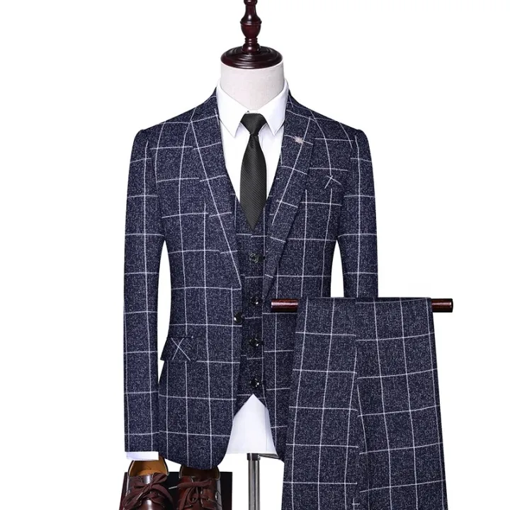 Men%20Fashion%203%20Pieces%20Suit%20Spring%20Autumn%20Plaid%20Slim%20Fit%20Business%20Formal%20Casual%20Check%20Suits%20Office%20Work%20Party%20Prom%20Wedding%20Groom%20-%20Image%203