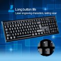 New- ZGB Q9 104 Keys USB Wired Grid Texture General Gaming Office Keyboard(Black).