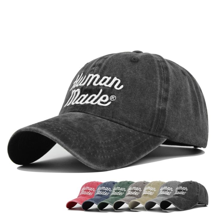New Designer Human Made Cap Vintage Baseball Cap Bonnet Black Green Snapback Caps for Men Dad Hats Gorras Hombre 2023