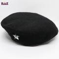 Black Che Guevara Military Metal Star Beret Cap (Free Size).