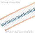 50Pcs- Tolerance 1% 15 Ohm Resistor 15 Ohm Carbon Film Resistor 15 Ohm 1/4W Resistance 0.25 Watt Fixed Resistors 2 Pin Leads. 