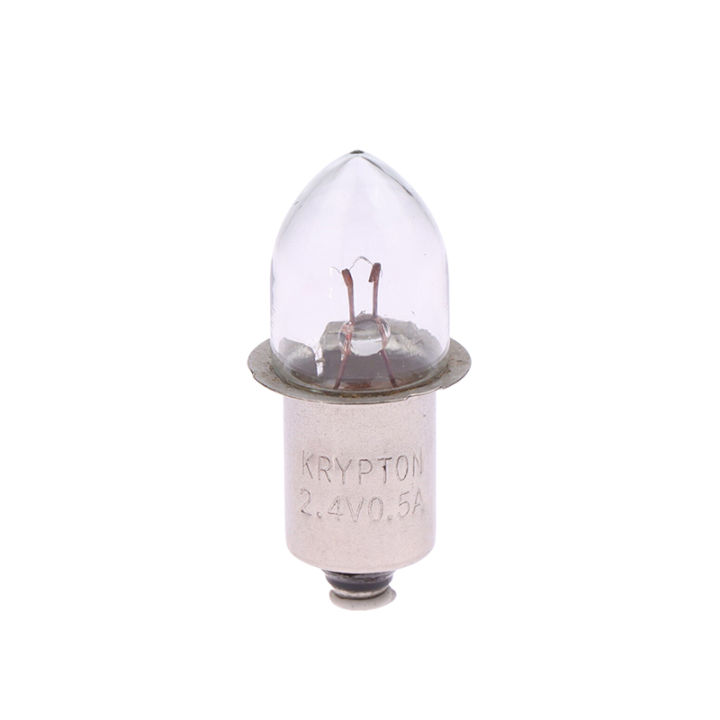 P13.5S Base Bulbs Old Style Flashlight 2.4V 3.6V 4.8V 6V 7.2V 0.4A 0.5A 0.75A Replacement Bulbs Torches Work Lamp