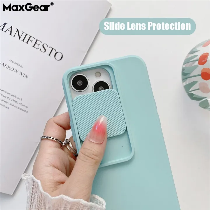 Slide%20Camera%20Lens%20Protection%20Case%20For%20iPhone%2013%2012%2011%20Pro%20Max%20XR%20X%20S%207%208%20Plus%20SE%20Mini%20Luxury%20Shockproof%20Soft%20Silicon%20Color%20Cover%20-%20Image%203