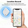 ROVF Tuya Bluetooth Key Finder Wireless Smart Tracker Anti-lost Tracker Child Bag Wallet APP Record 80DB for Phone Key Bag.