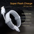 Realme Gt 5g 8 Pro X7 Narzo 30 Vooc Cable Type C 6.5A Super Fast Charge Oppo Find X3 Pro Neo Reno 6 65w Supervooc Superdart. 