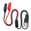 2.4" TFT Digital Oscilloscope Kit with Power Adapter and BNC-Clip Cable Probe DS0150 (Assembled Finished Machine).