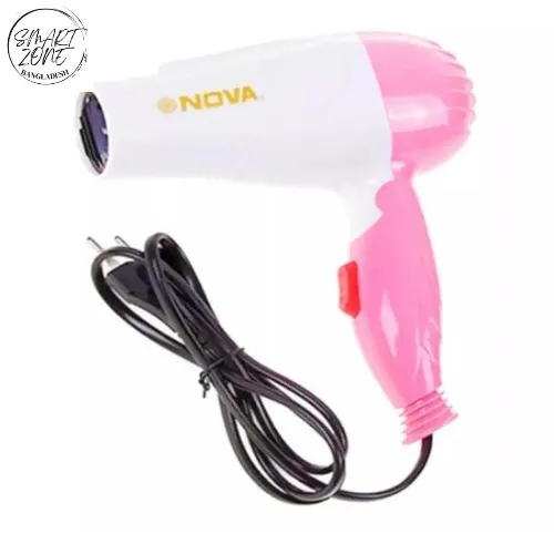 New%20NV-1290%20Folding%20Hair%20Dryer%20-%20Pink%20and%20White%20-%20Image%203