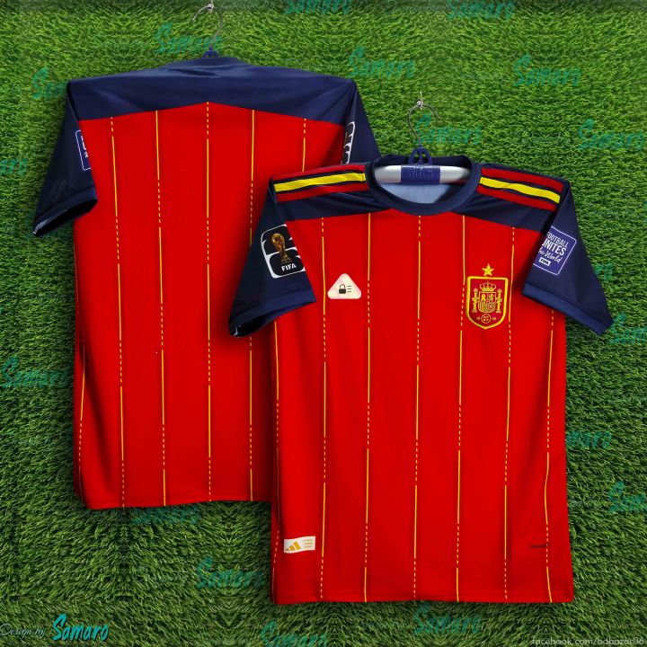 Spain%20World%20Cup%20Jersey%202026%20Thai%20Premium%20Football%20Jersey%20For%20Men%20-%20Half%20Sleeve%20Jersey%20-%20Spain%20Jersey%202026%20-%20Image%204