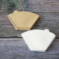 Biodegradable Disposable coffee paper filter Efficient Foldable Eco-friendly Coffee filter Meshed Paper filter for Home use Cafes and restaurants Travelling Camping Office. 