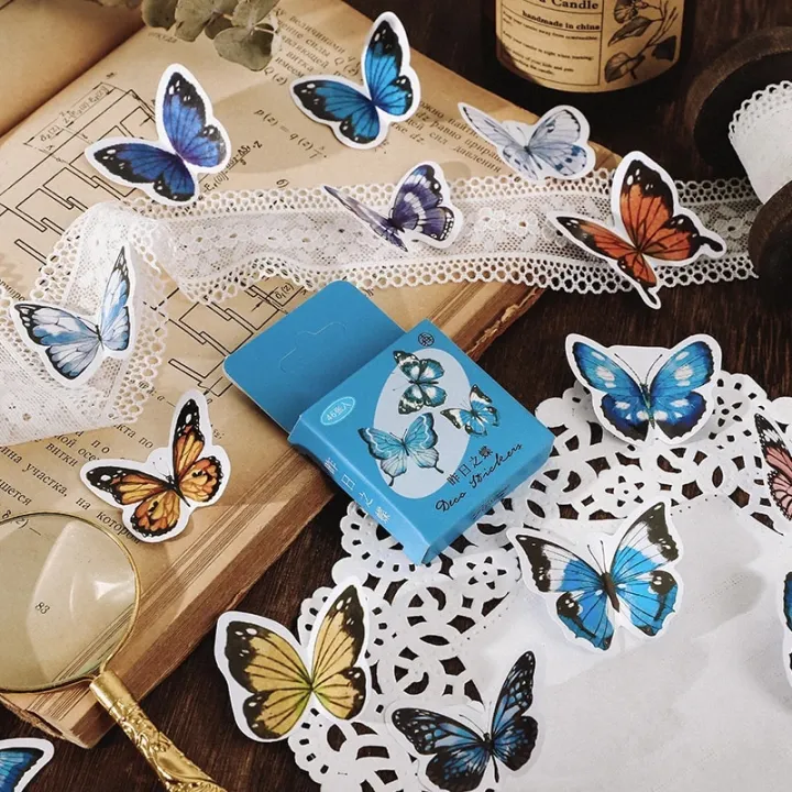 46%20pcs/box%20Mushroom%20collection%20Decorative%20Stickers%20Scrapbooking%20diy%20Stick%20Label%20Diary%20Stationery%20Album%20Journal%20Sticker%20-%20Image%203