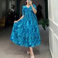 2025Christmas Special Stylish Frock Trendy Party Wear Dress for Women and Girls. 