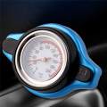 Universal Car Thermost Radiator Cap Cover & Water Temp Gauge Meter 1.1Bar.