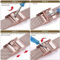 22mm Bracelet for Amazfit Balance Smart Watch Stainless Steel WatchBand for Amazfit GTR 4 3 2 Strap for Amazfit Bip 5 Band Belt.