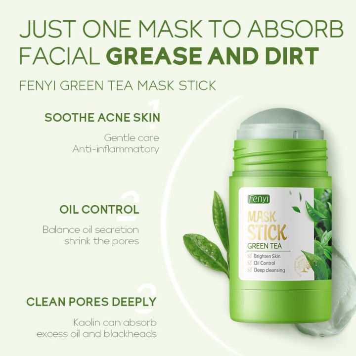 Fenyi%20Green%20Tea%20Stick%20Mud%20Face%20Mask%20-%2040g%20Solid%20Mask%20Cleansing%20Pores%20Oil%20Control%20Remove%20Blackheads%20Soothe%20Acne%20Skin%20Brightening%20Tones%20-%20Image%203