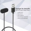 Smart Watch Charger Dock Adapter USB Charging Cable Cord Small Durable For Amazfit Gtr 2 (GTR2) / Gts 2 (GTS2) / Bip U / Gtr 2e. 