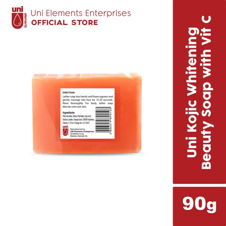 UNI%20KOJIC%20Skin%20Lightening%20Whitening%20Beauty%20Soap%20with%20Kojic%20Acid%20and%20Vitamin%20C%2090%20g%20-%20Image%204