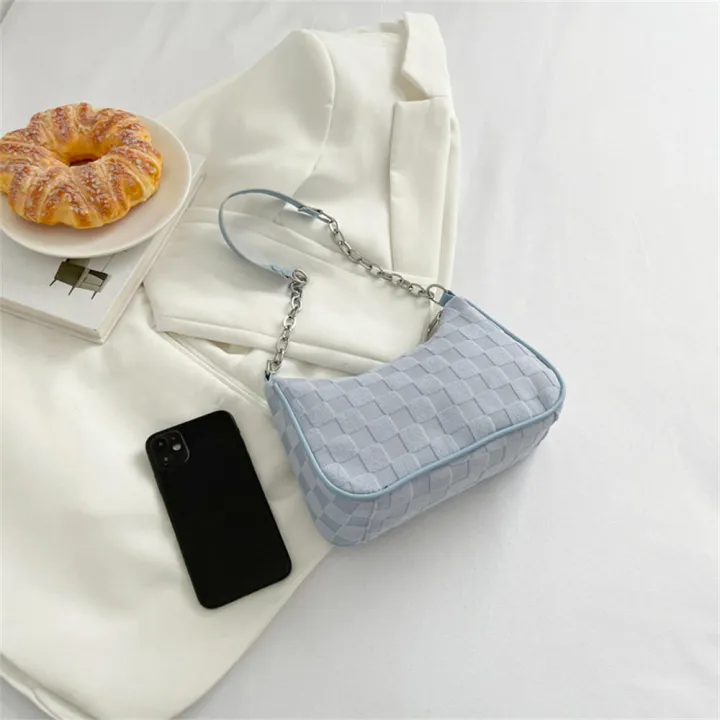 Chain%20Strap%20Handbags%20Women's%20Fashion%20Handbags%20Underarm%20Chain%20Bag%20Canvas%20Shoulder%20Handbags%20Zipper%20Girl%20Handbag%20-%20Image%204