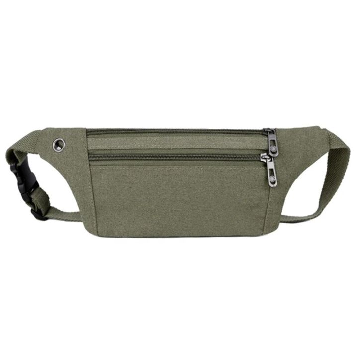 【3C VictoryEagle】Canvas Waterproof Waist Outdoor Bag Pocket Storage Running Phone