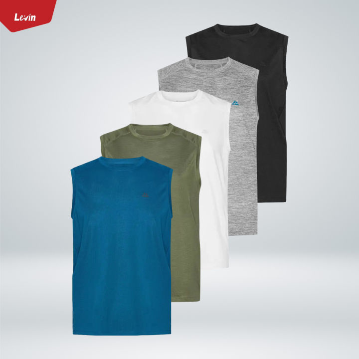 Mens Premium Lightweight Sports Sleeveless Tank Top From Levin