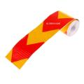 1M x Red-Gold Arrow Reflective Sticker Motorcycle Car Bumper Door Safety Reflective Tape.