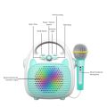 Karaoke Machine Rechargeable Portable Karaoke Speaker with Microphone - blue. 