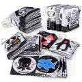 Baby Clothes Book Soft Black and White High Contrast Visual Stimulation Book Toddler Early Learning Educational Book Sensory Toy Luhuai CVC.