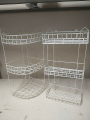 Corner+Square 3 layer 2 pices Rack for kitchen and bathroom.