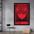 N-Neon G-Genesis E-Evangelion Anime Poster Anime Posters Sticky Vintage Room Home Bar Cafe Decor Kawaii Room Decor. 