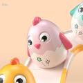 Musical Doll Toy Chicken Wobble Toy, Smooth Edges, Montessori Chick Tumbler Toy, Crawling Time Wobbling for Newborn Babies Infants 0 3 6 9 12 Month. 