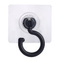 Transparent Wall Hooks Adhesive Hooks Waterproof Door Hangers Load Rack Mosquito Net Ceiling Hooks Encounter.